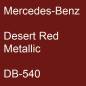 Preview: Mercedes-Benz, Desert Red Metallic, DB-540.